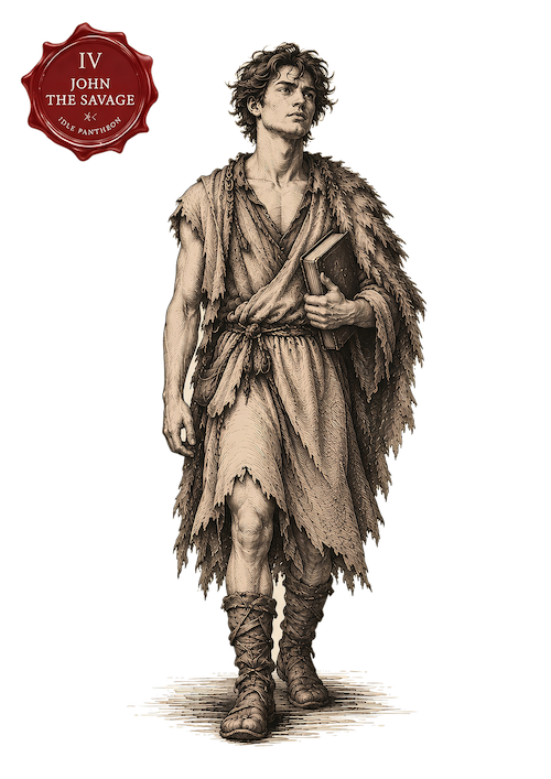 John the Savage, the fourth figure of the Idle Pantheon